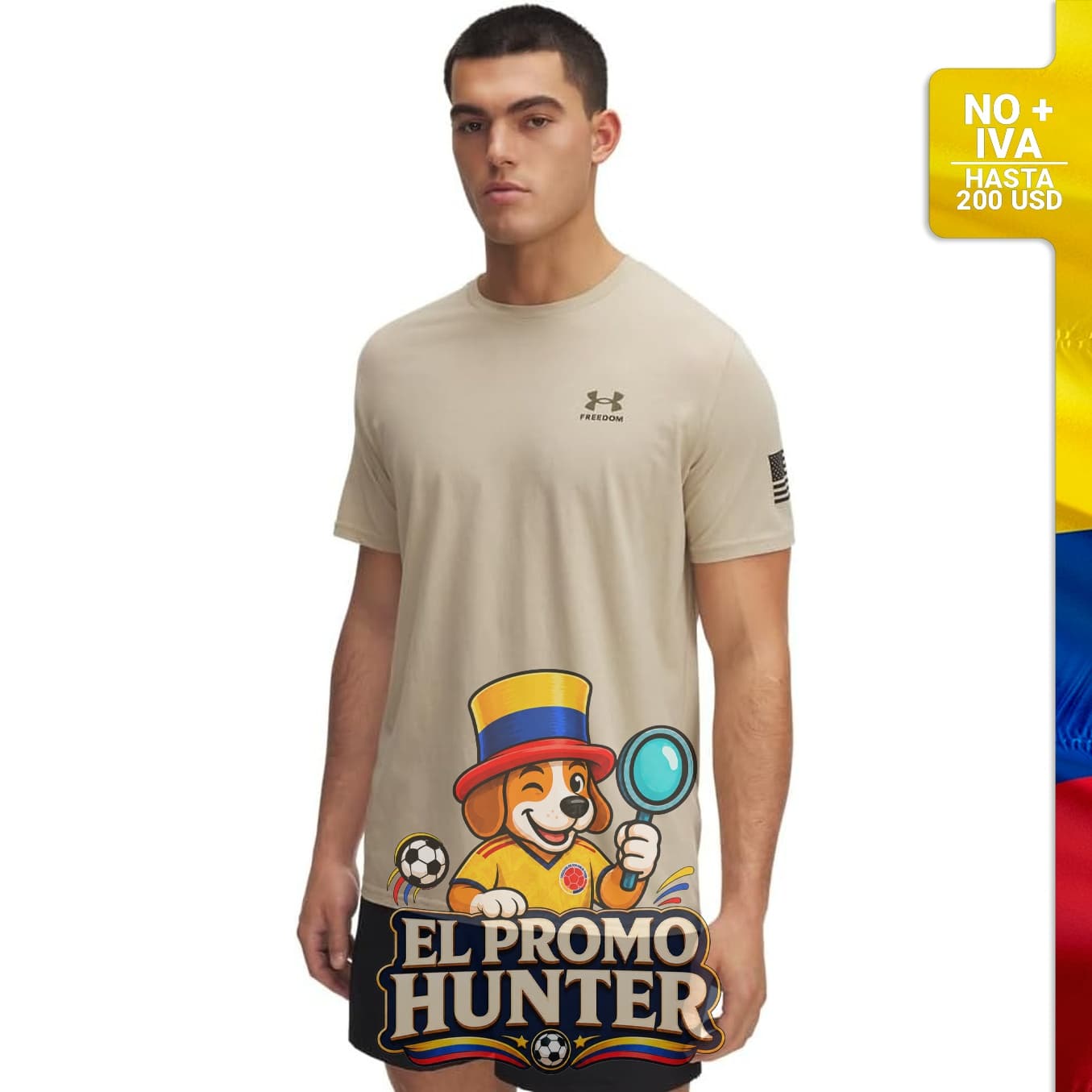 Camiseta de manga corta Under Armour para hombre, fabricada en material transpirable.