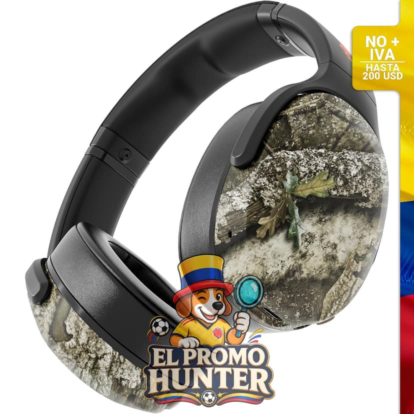 Auriculares inalámbricos Skullcandy Crusher Evo con Bluetooth, ajuste de oreja y micrófono.