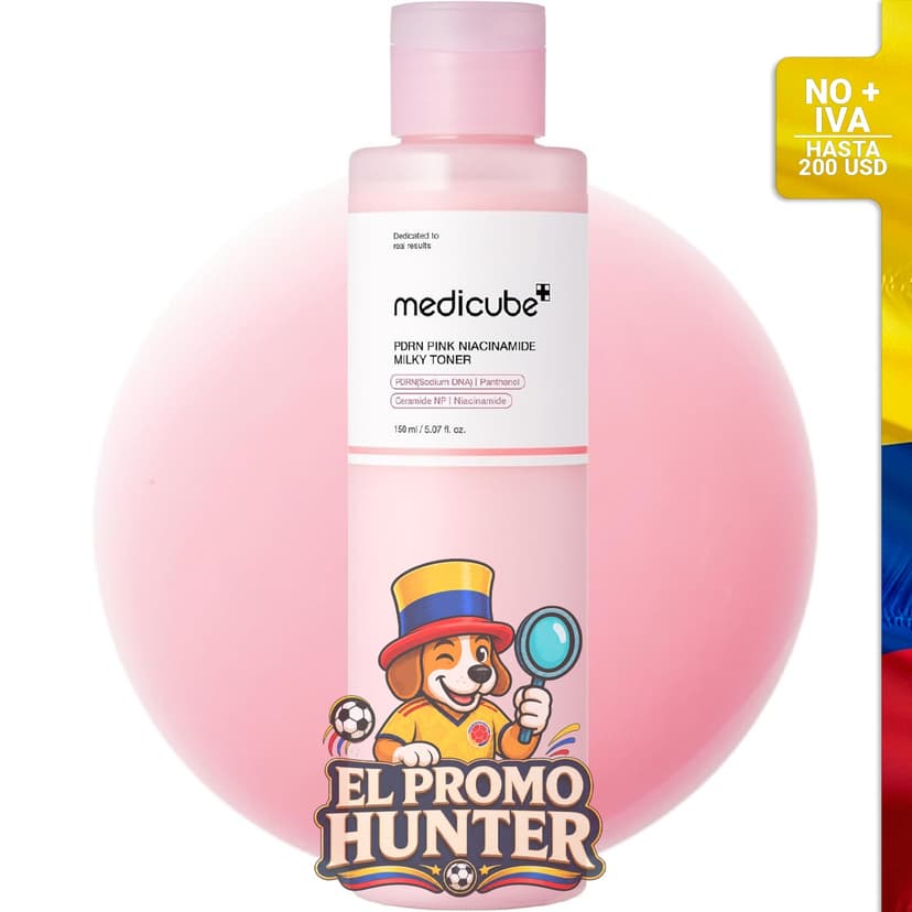 Tónico lechoso rosa Medicube PDRN de 150 ml.