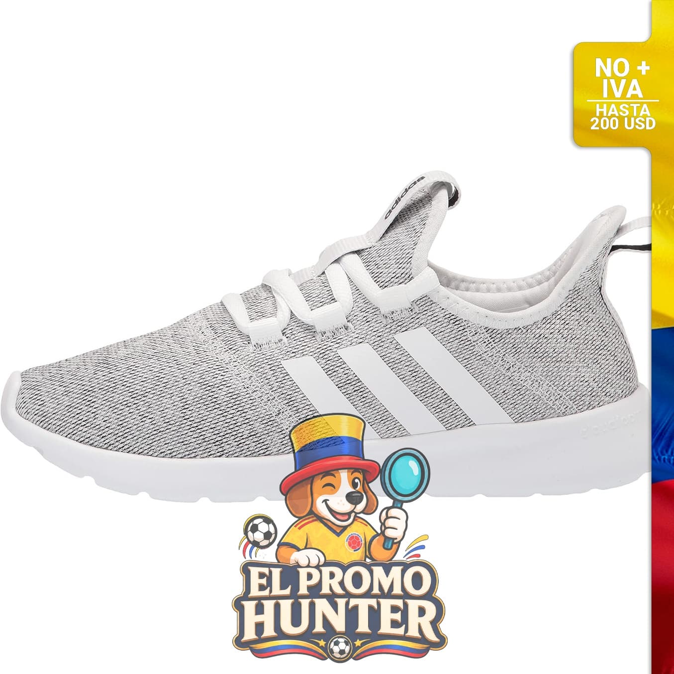 Zapatillas de running Cloudfoam Pure para mujer, con tecnología Cloudfoam para mayor comodidad.
