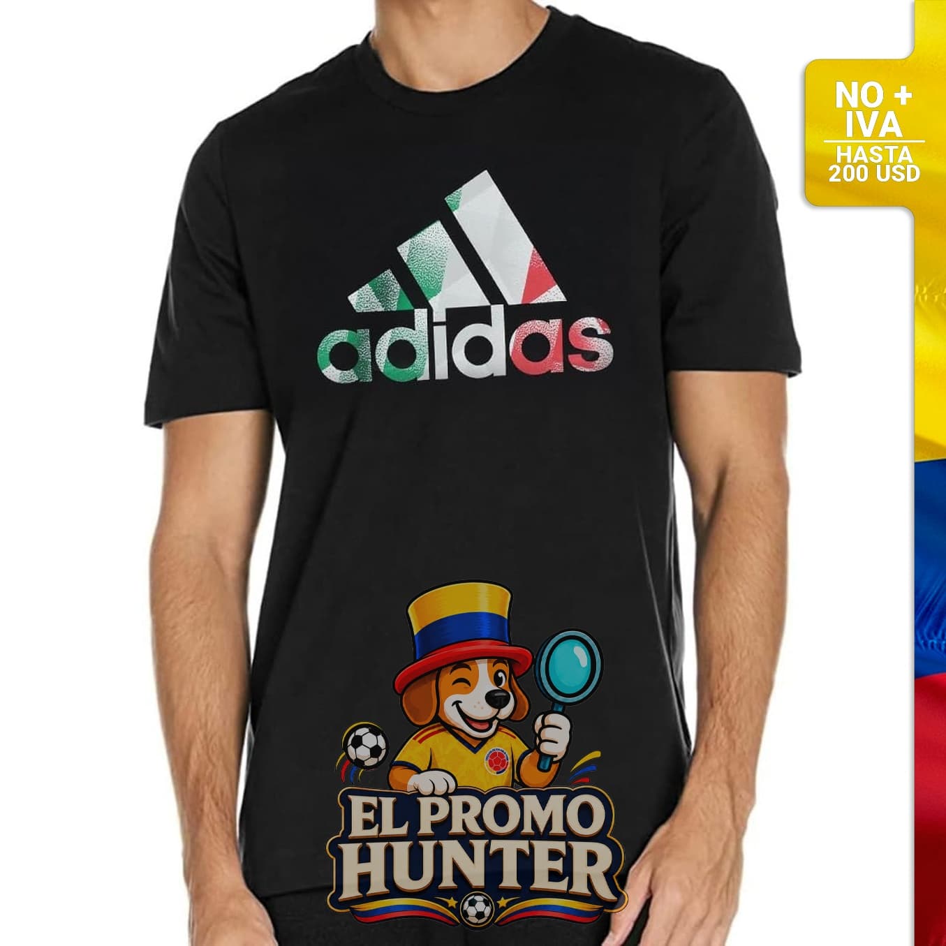 Camiseta de jersey para hombre con 3 rayas de adidas.