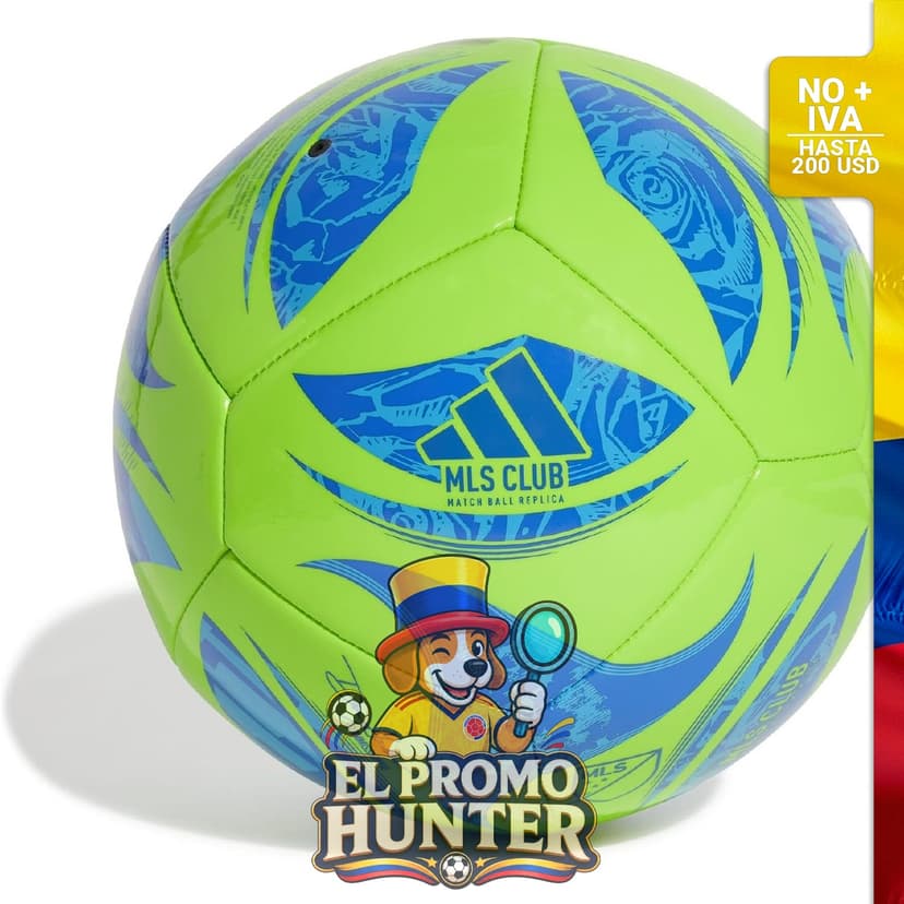 Balón de fútbol unisex adidas de la MLS, tamaño estándar.