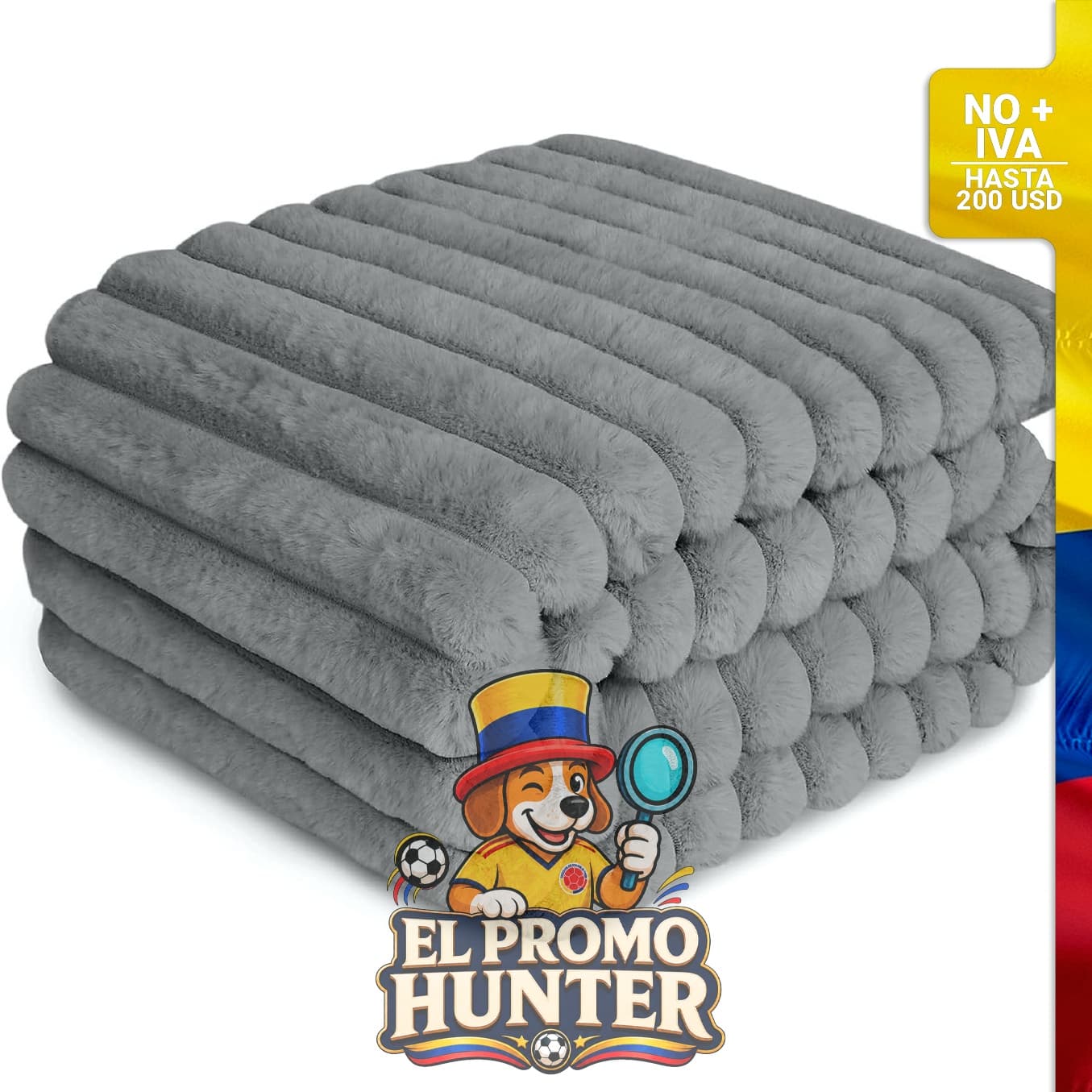 Manta impermeable de felpa lavable para perros grandes, diseñada para proteger muebles.