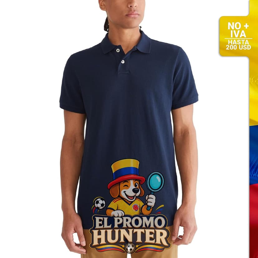 Polo de uniforme Aeropostale para hombre de manga corta.