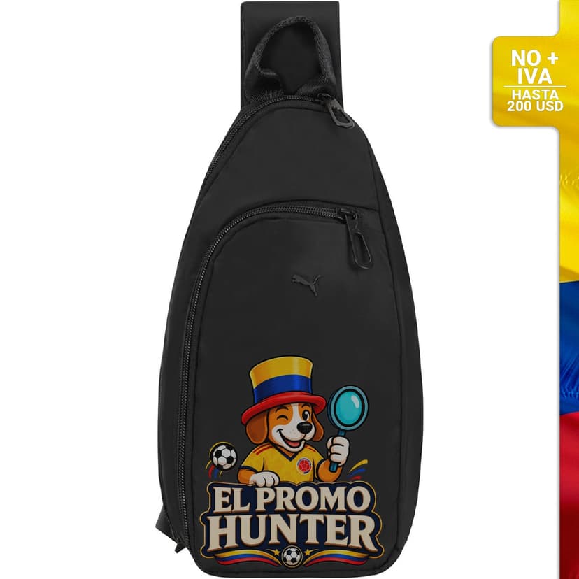 Bolsa deportiva PUMA Myriad Sling, manos libres, con correa reversible y compartimentos dobles.