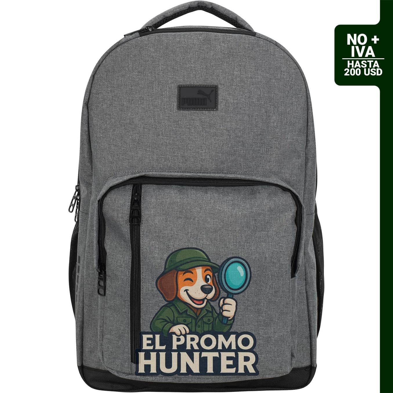 Mochila PUMA Prose con funda para portátil y botelleros.