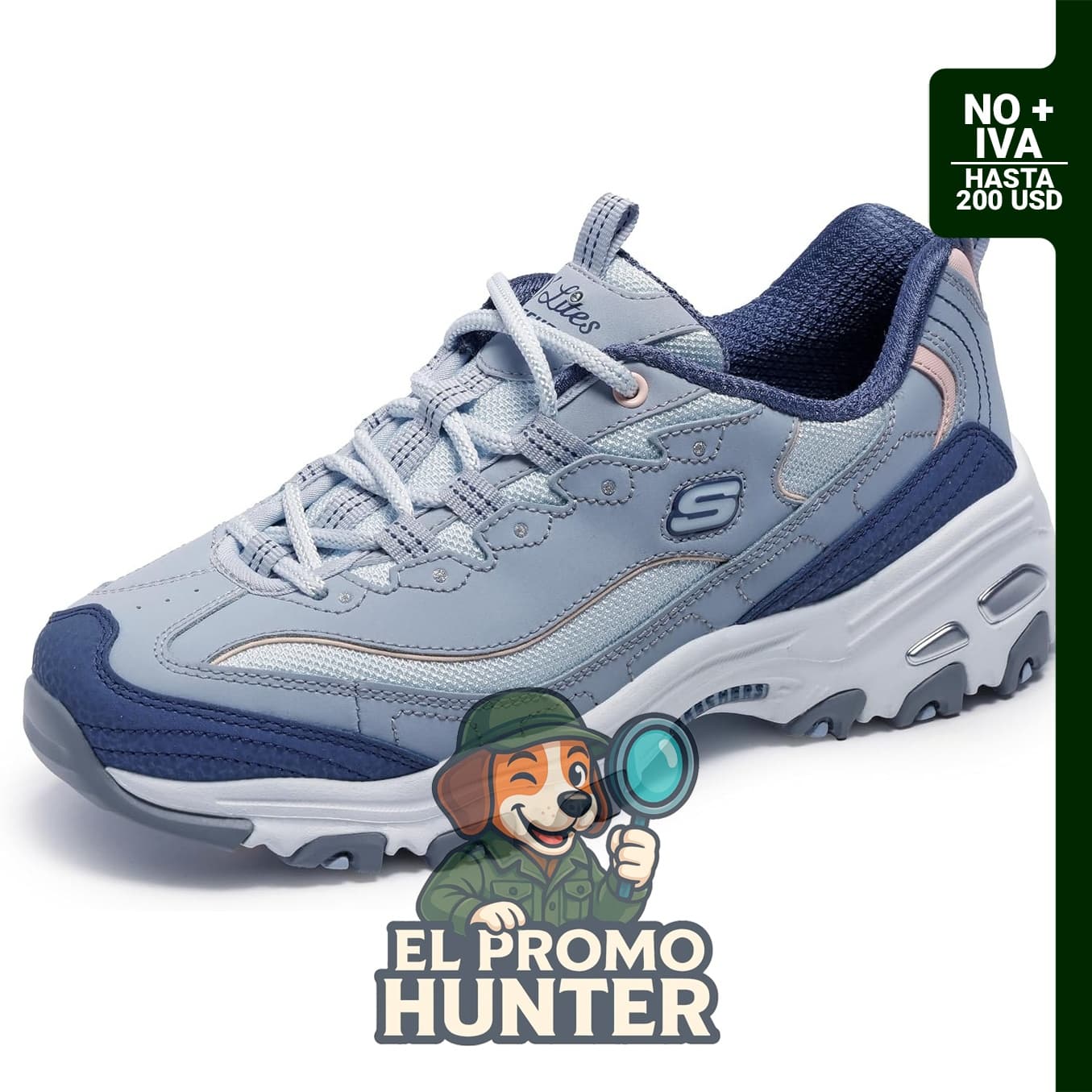 Zapatillas Skechers D'Lites-Popular Vote para mujer, modelo 177104.