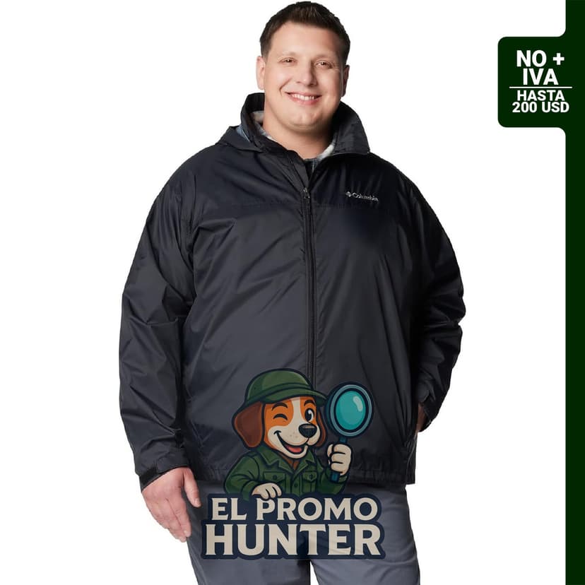 Chaqueta impermeable Columbia Glennaker Lake II para hombre.