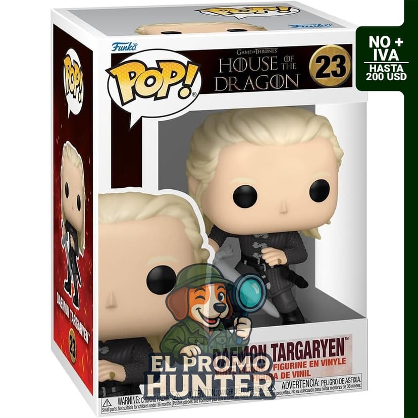 Funko Pop de Daemon Targaryen de La Casa del Dragón.