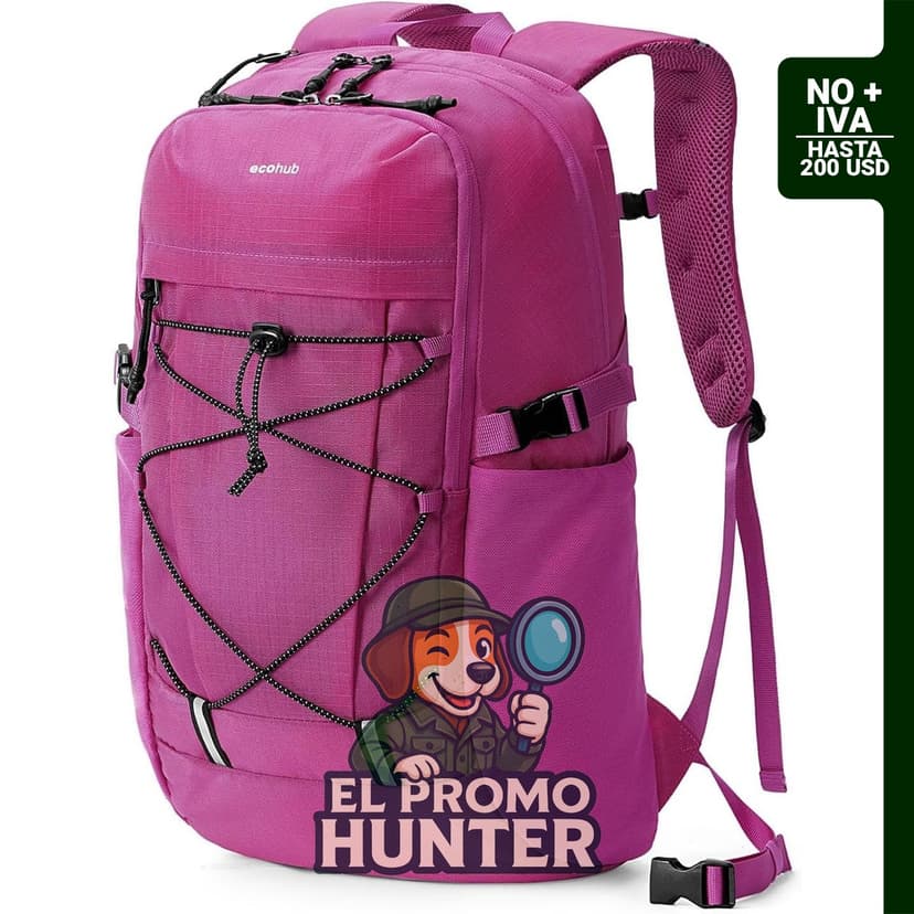 Mochila de senderismo ECOHUB de 30 L, resistente al agua y ligera, adecuada para actividades al aire libre.