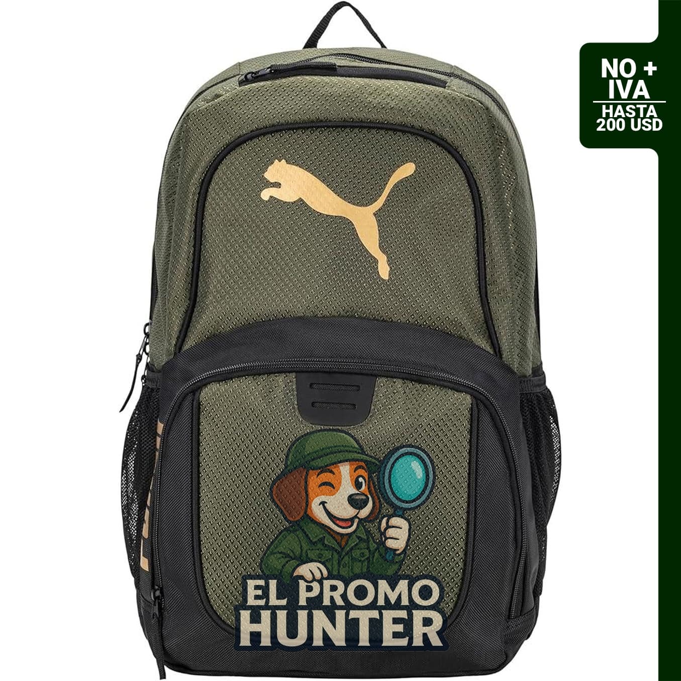 Mochila PUMA Contender unisex con funda para portátil, organizador y bolsillo para medios.