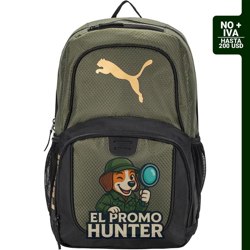 Mochila PUMA Contender unisex con funda para portátil, organizador y bolsillo para medios.