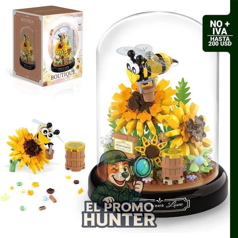 Ramo de flores en mini bloques, 548 piezas.