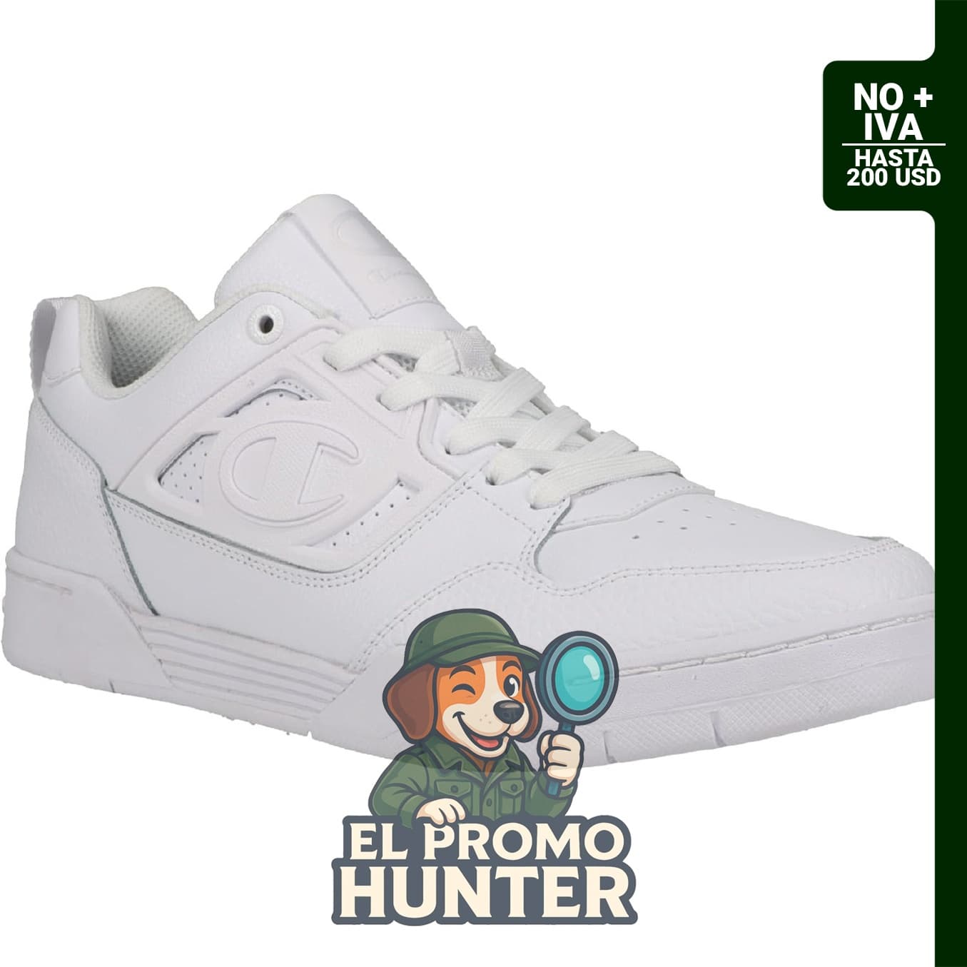 Champion Hombres 5 en 5 Lo, zapatillas deportivas con diseño ligero y suela de goma.