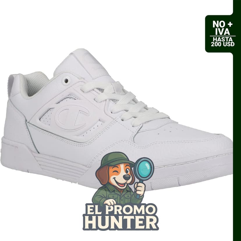 Champion Hombres 5 en 5 Lo, zapatillas deportivas con diseño ligero y suela de goma.