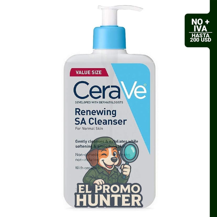Limpiador de ácido salicílico CeraVe, 355 ml.