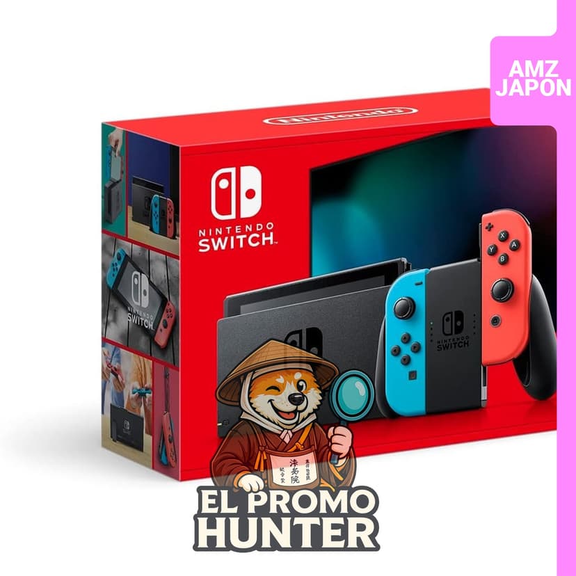 Controladores Joy-Con (L) azul neón y (R) rojo neón para Nintendo Switch, Usado - Muy buen estado.