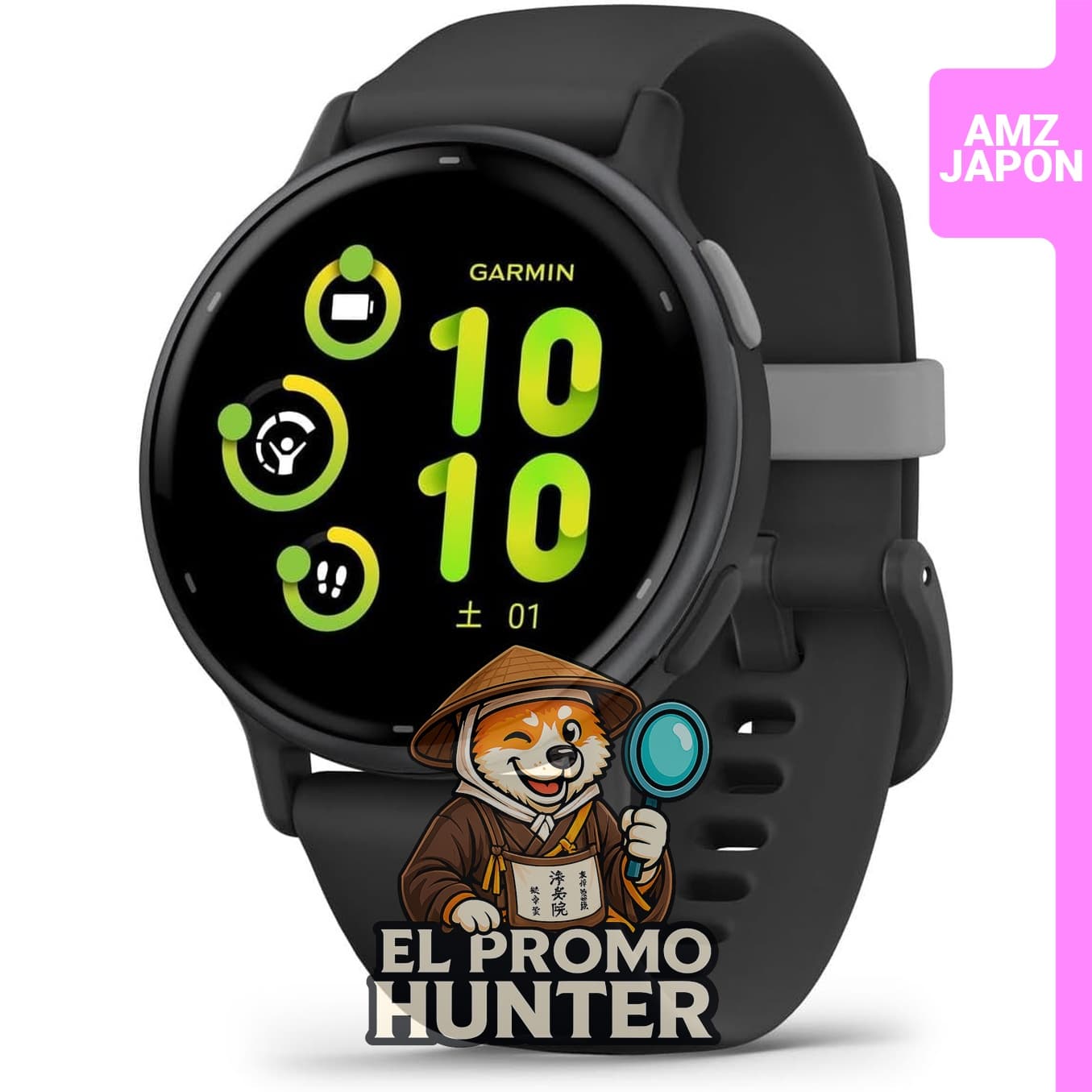 Reloj GPS Garmin vivoactive 5 con gestión del sueño, medición de frecuencia cardíaca y compatibilidad con iOS y Android.