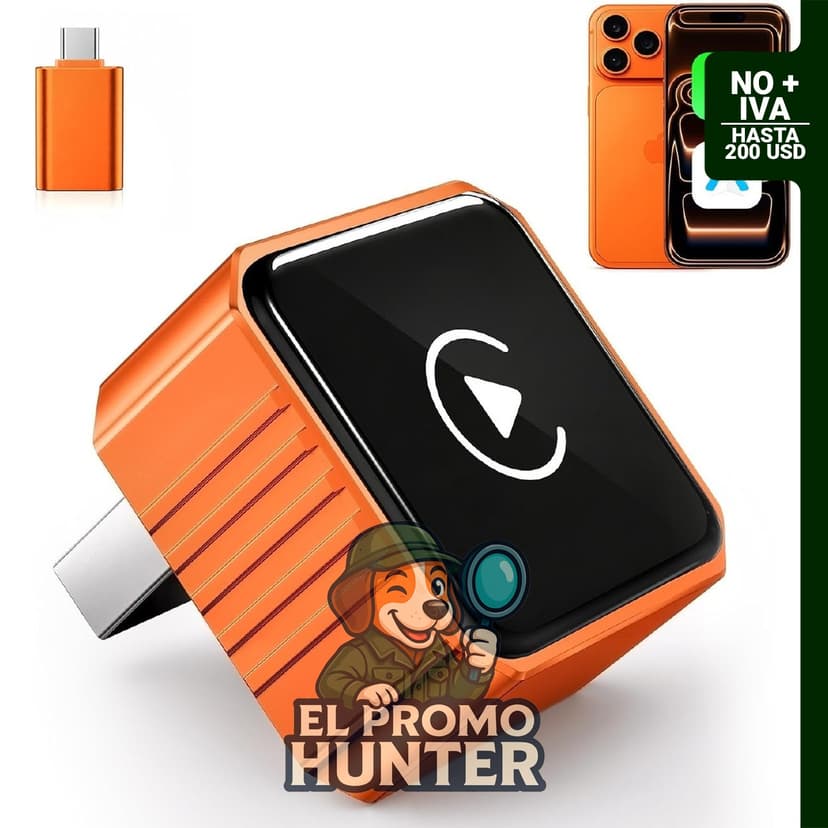 Adaptador inalámbrico CarPlay para iPhone y Android, convierte conexión con cable a CarPlay y Android Auto.