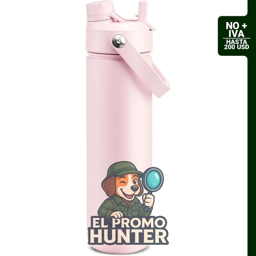 Botella de agua aislada ENCOOL de acero inoxidable, 26 oz (769 ml), a prueba de fugas, sin BPA, doble pared.