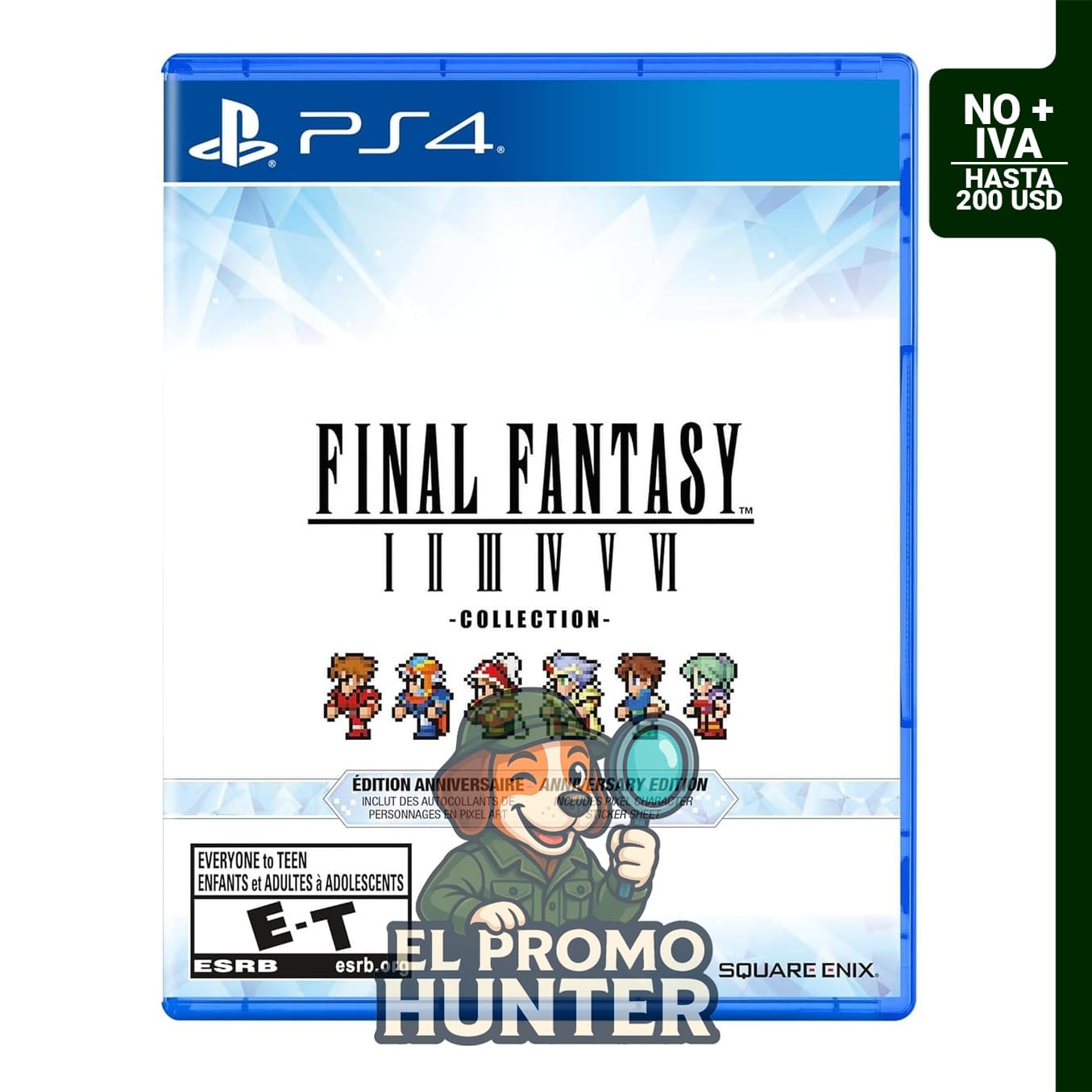 FINAL FANTASY I-VI Collection Anniversary Edition 2024 - ESRB (PS4)