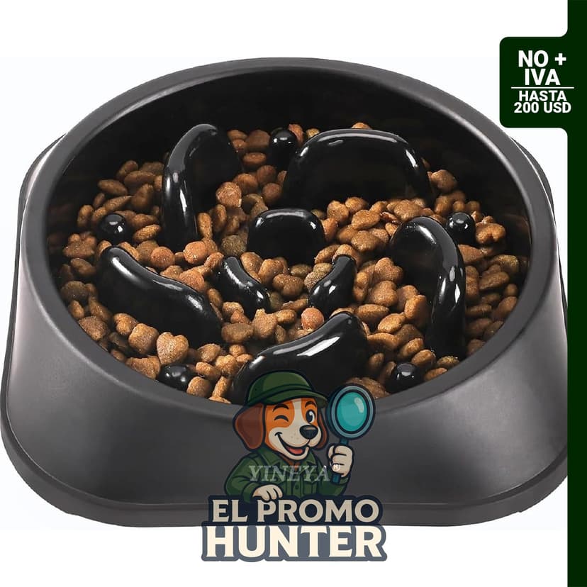 Cuencos de alimentación lenta para perros, diseñados para ralentizar la ingesta de comida y prevenir la hinchazón.