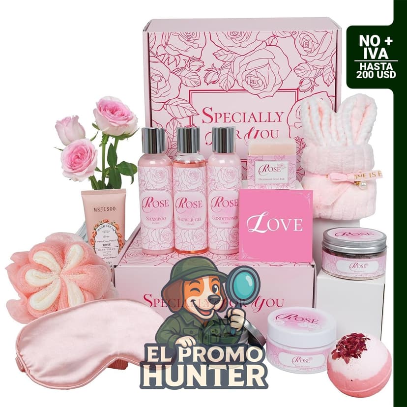 Set de Spa de Rosas x15 con Vitamina E.