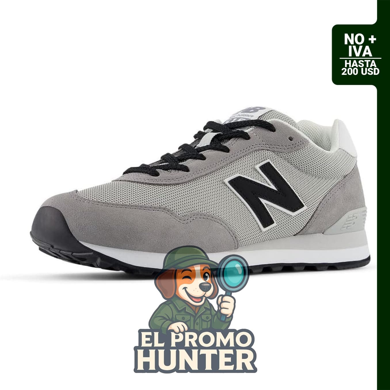 Tenis New Balance 515 V3 para hombre, modelo con diseño clásico y suela de goma.