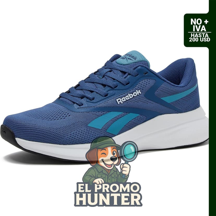 Tenis Reebok Energen Run 4 para hombre, diseño deportivo con suela de goma y parte superior de malla.