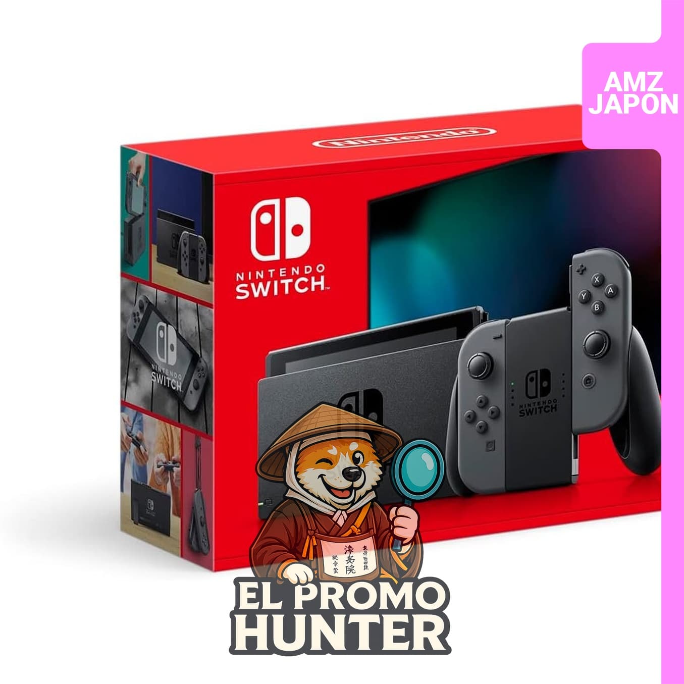 Controladores Joy-Con (L)/(R) para Nintendo Switch en color gris, Usado - Muy buen estado.