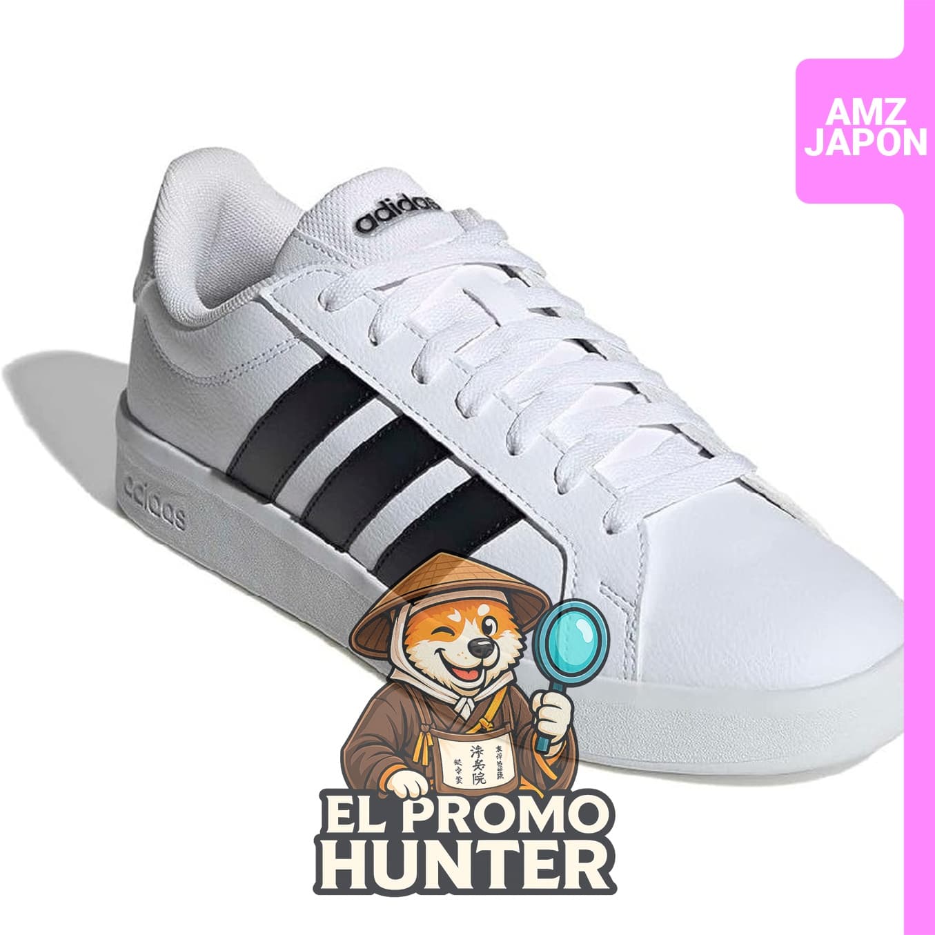 Zapatillas Adidas Grand Coat Base 3.0 para hombre.