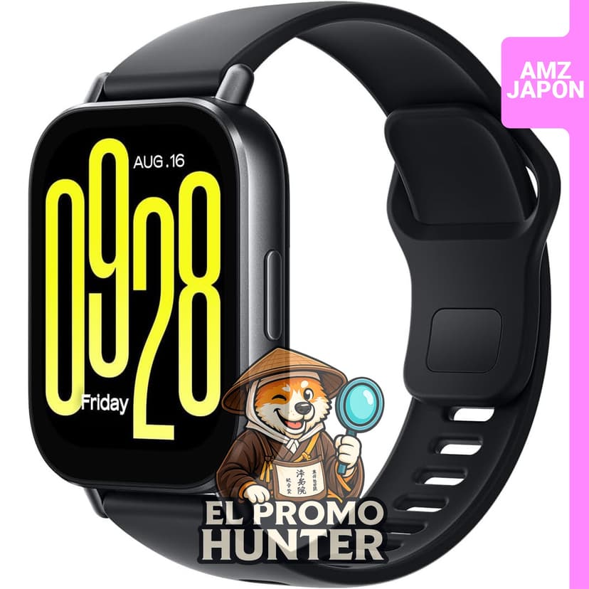 Reloj inteligente Xiaomi Redmi Watch 5 Active con pantalla de 5 cm, monitoreo de frecuencia cardíaca y 18 días de batería.
