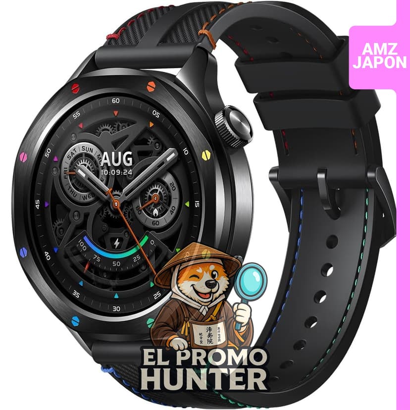 Reloj inteligente Xiaomi Watch S4 con pantalla OLED de 1.43", GPS integrado, monitoreo de frecuencia cardíaca y 150 modos deportivos.