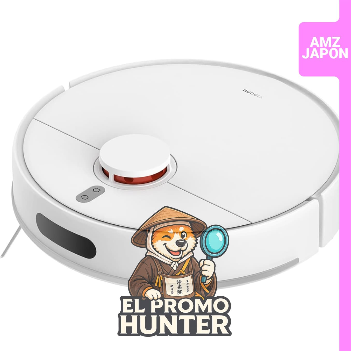 Aspiradora robot Xiaomi S40C, 5,000 Pa de succión, ajuste de volumen de agua en 3 niveles, navegación láser LDS.