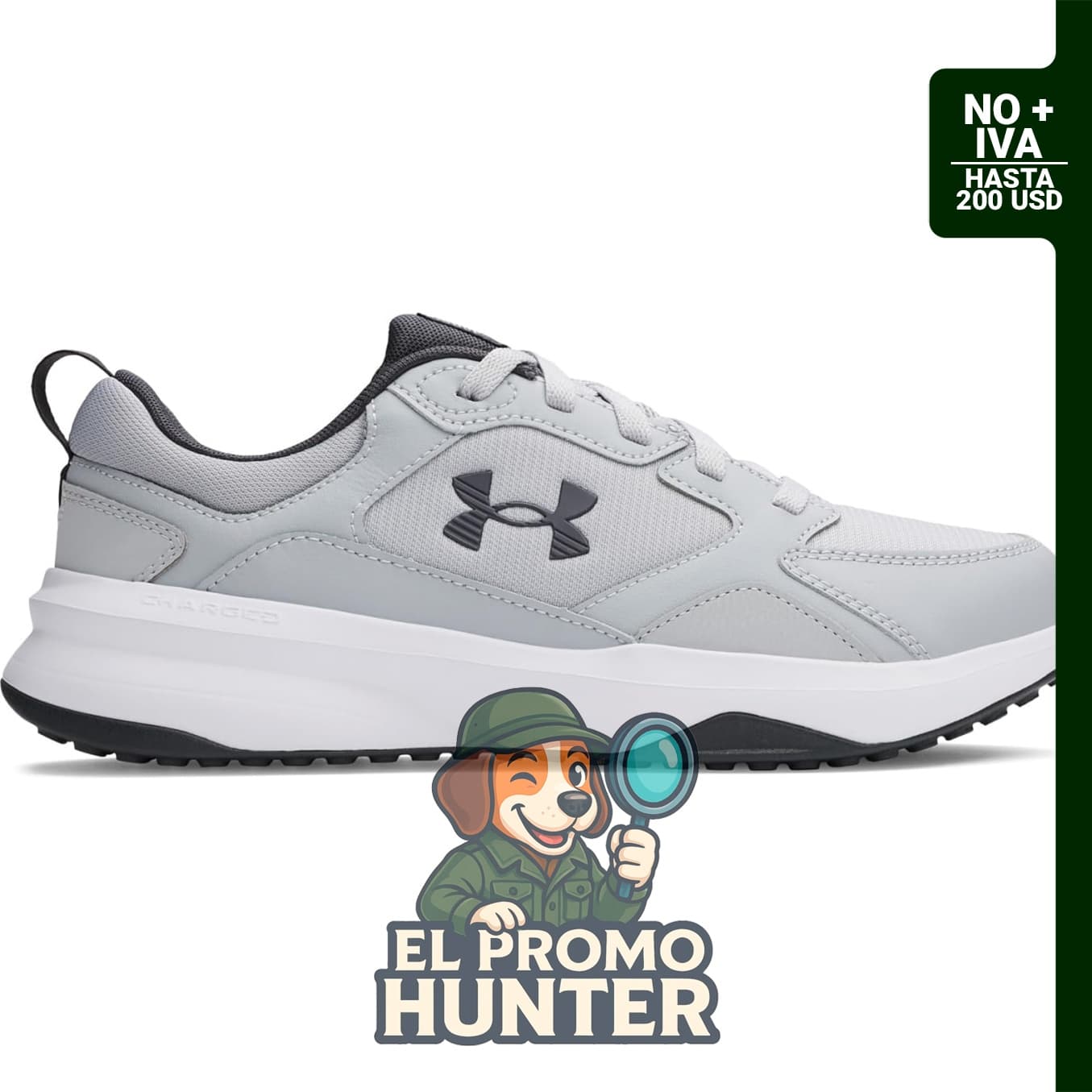Zapatos Under Armour Charged Edge para hombre, diseñados para ofrecer soporte y comodidad.