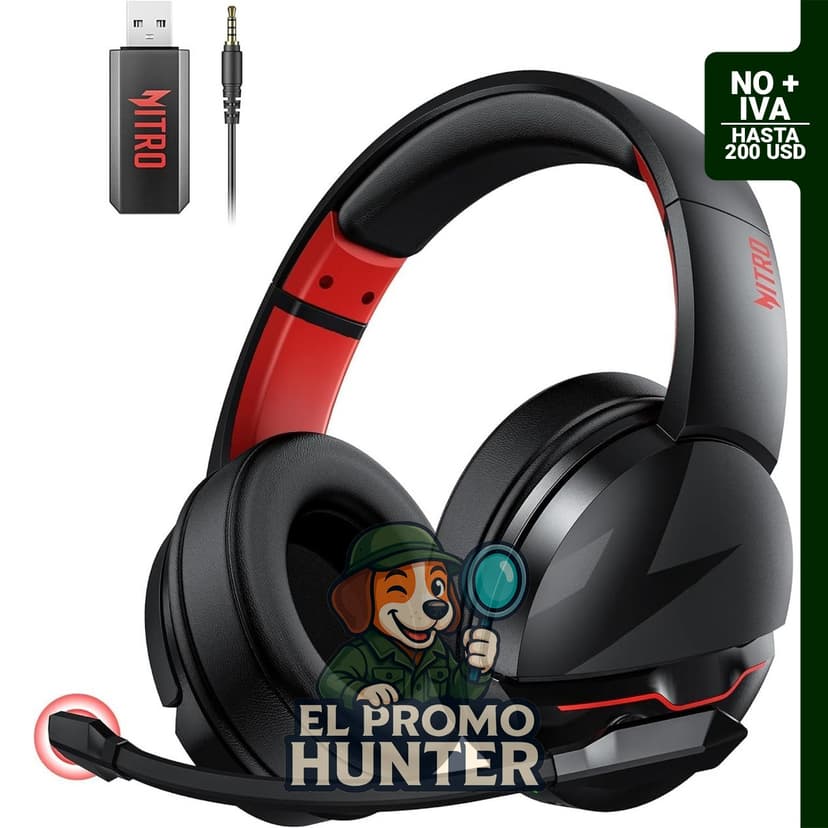 Auriculares inalámbricos Acer para juegos, compatibles con PS5, PS4, PC y Switch. Bluetooth 5.3, micrófono con cancelación de ruido.