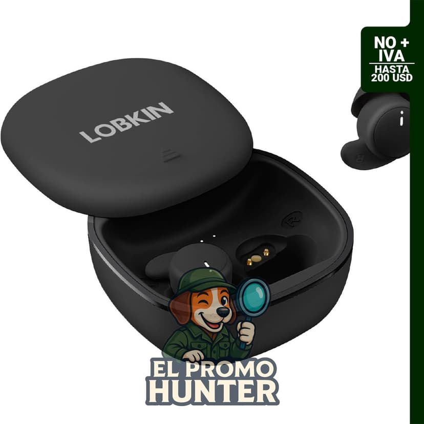 Auriculares inalámbricos LOBKIN Sleep, Bluetooth 6.0, bloqueadores de ruido, diseño mini e invisible.