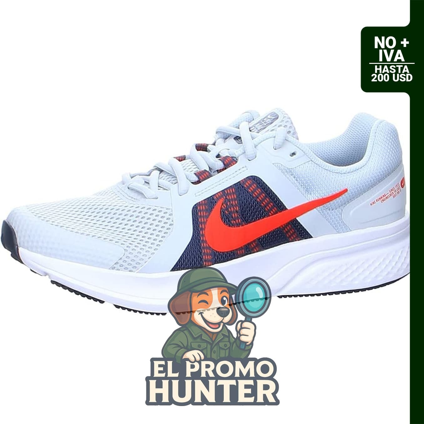 Zapatillas de correr Nike RunAllDay para hombre, talla 9.5.
