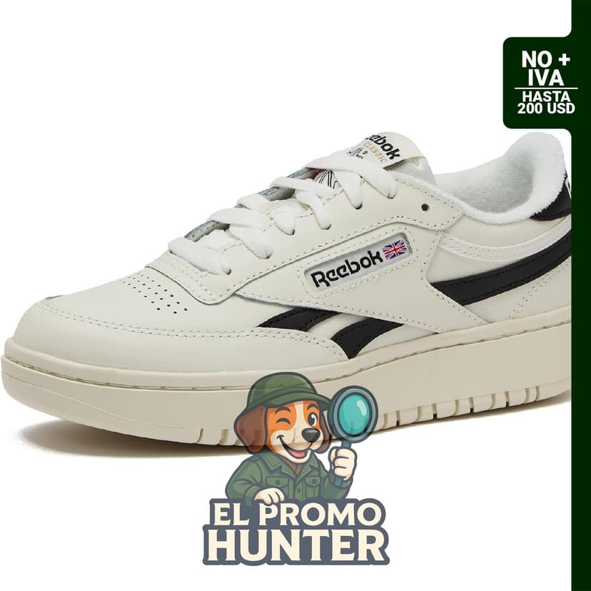 Zapatillas de tenis de plataforma Reebok Womens Club C Double Revenge para mujer.