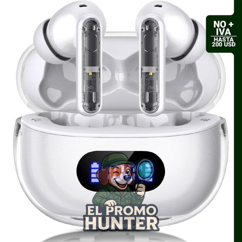 Auriculares Inalámbricos P1 PRO, Bluetooth, impermeables IPX7, duración de batería de 30 horas.