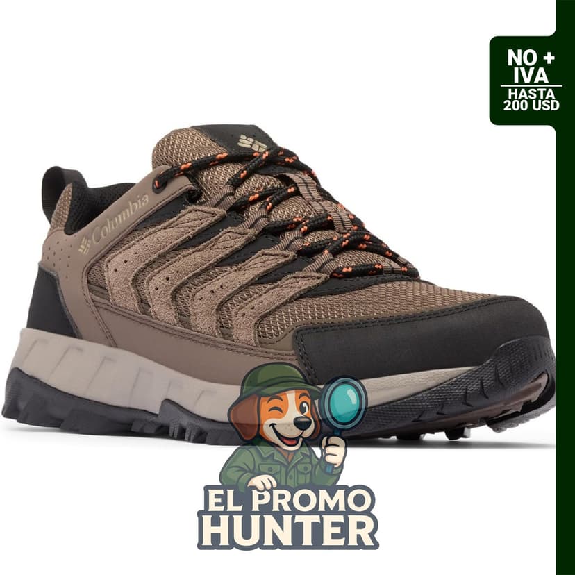 Zapatos de trail Columbia Strata Low para hombre, diseñados para actividades al aire libre.