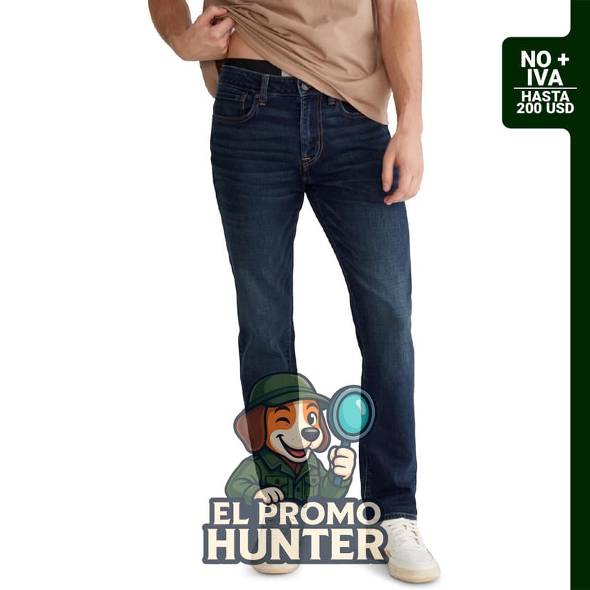 Jean AEROPOSTALE para hombre, talla y ajuste estándar.
