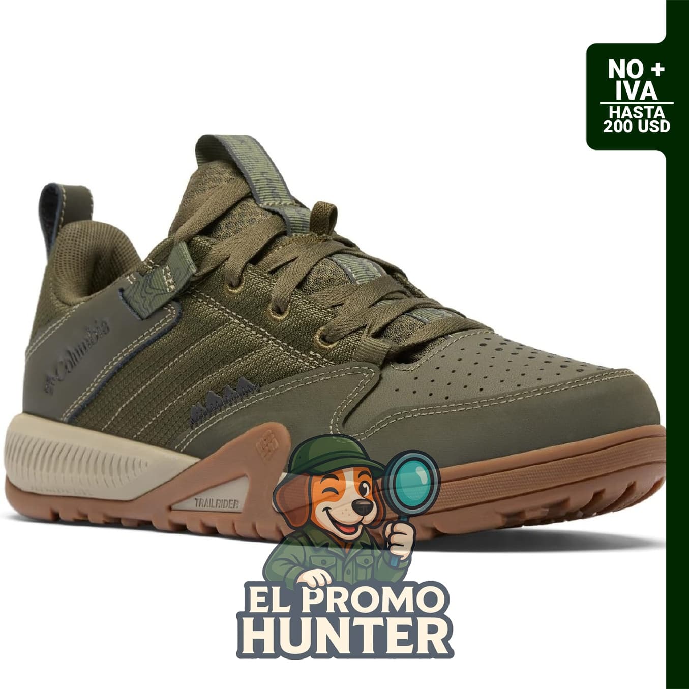 Zapatillas de senderismo Columbia Landroamer Trailrider para hombre.