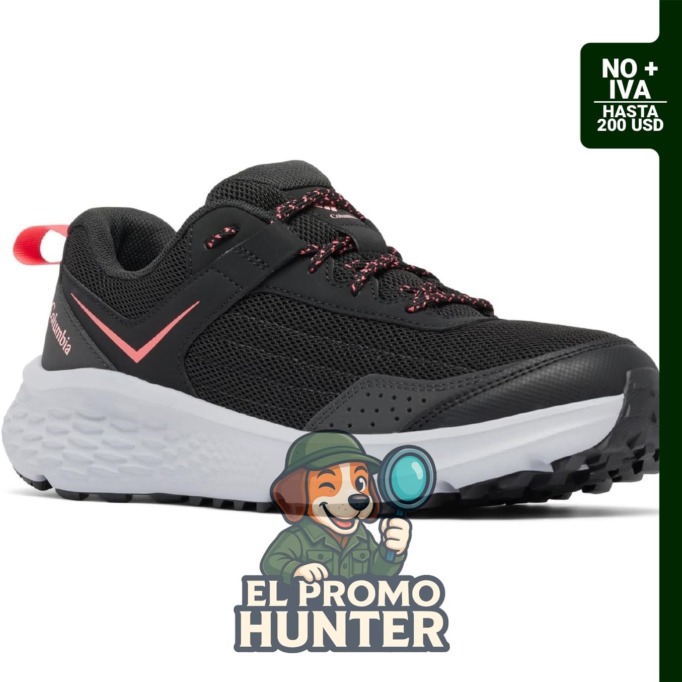 Zapatillas Columbia Vertisol Trail para mujer, diseñadas para senderismo y actividades al aire libre.