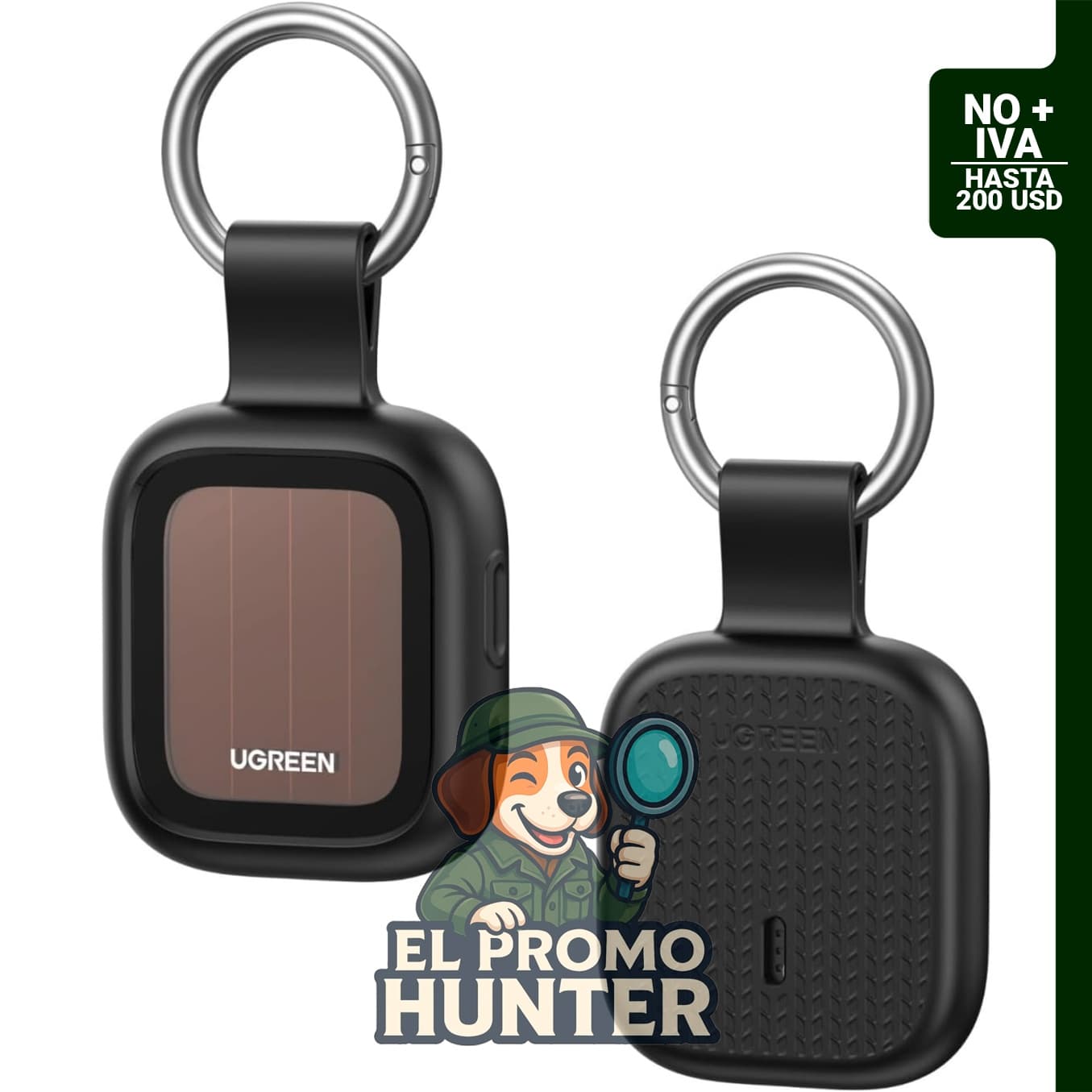 UGREEN Finder Pro - Etiquetas de seguimiento Bluetooth para iOS, compatibles con Apple Find My.