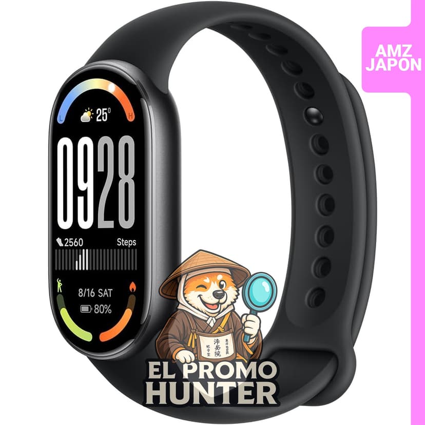 Reloj inteligente Xiaomi Smart Band 10 con pantalla de 1.72" (4.4 cm), sensor de movimiento de 9 ejes y gestión de salud 24 horas.