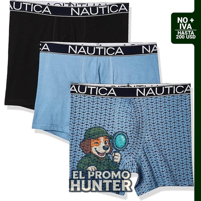 Bóxers ajustados de algodón elástico para hombre, paquete de 3.
