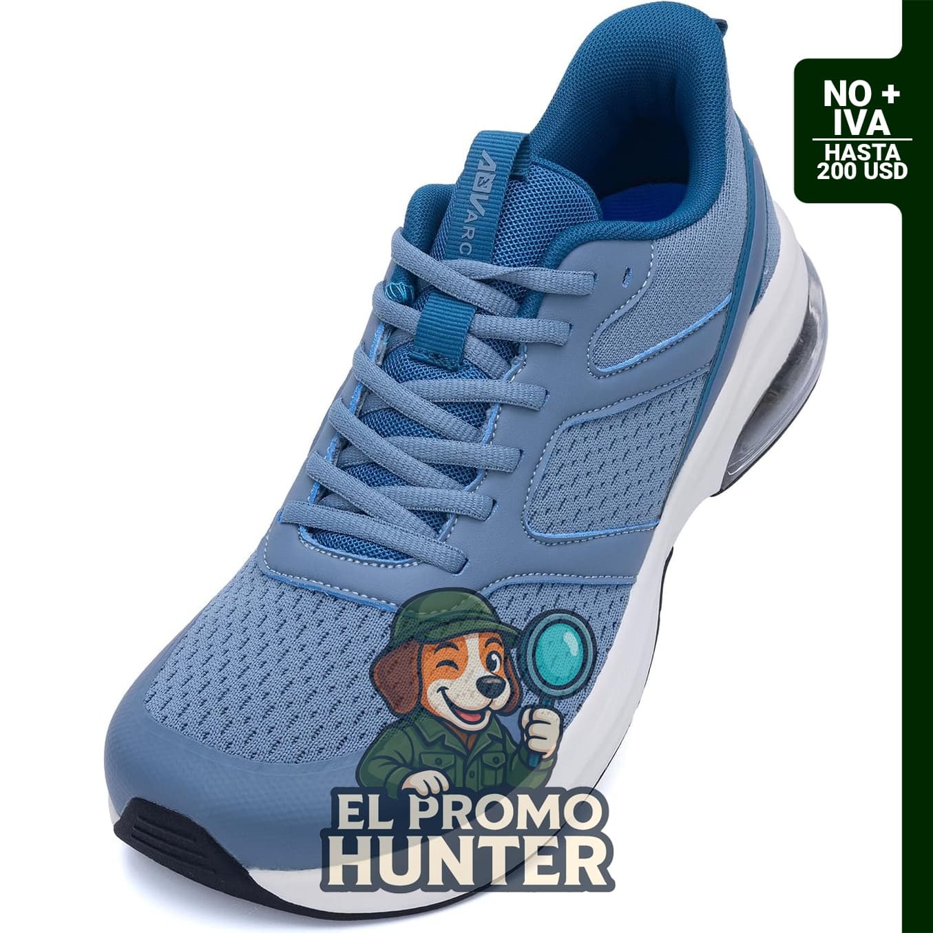 Zapatillas de caminar con soporte ancho para arco, diseñadas para aliviar la fascitis plantar, con suela absorbente de impactos.