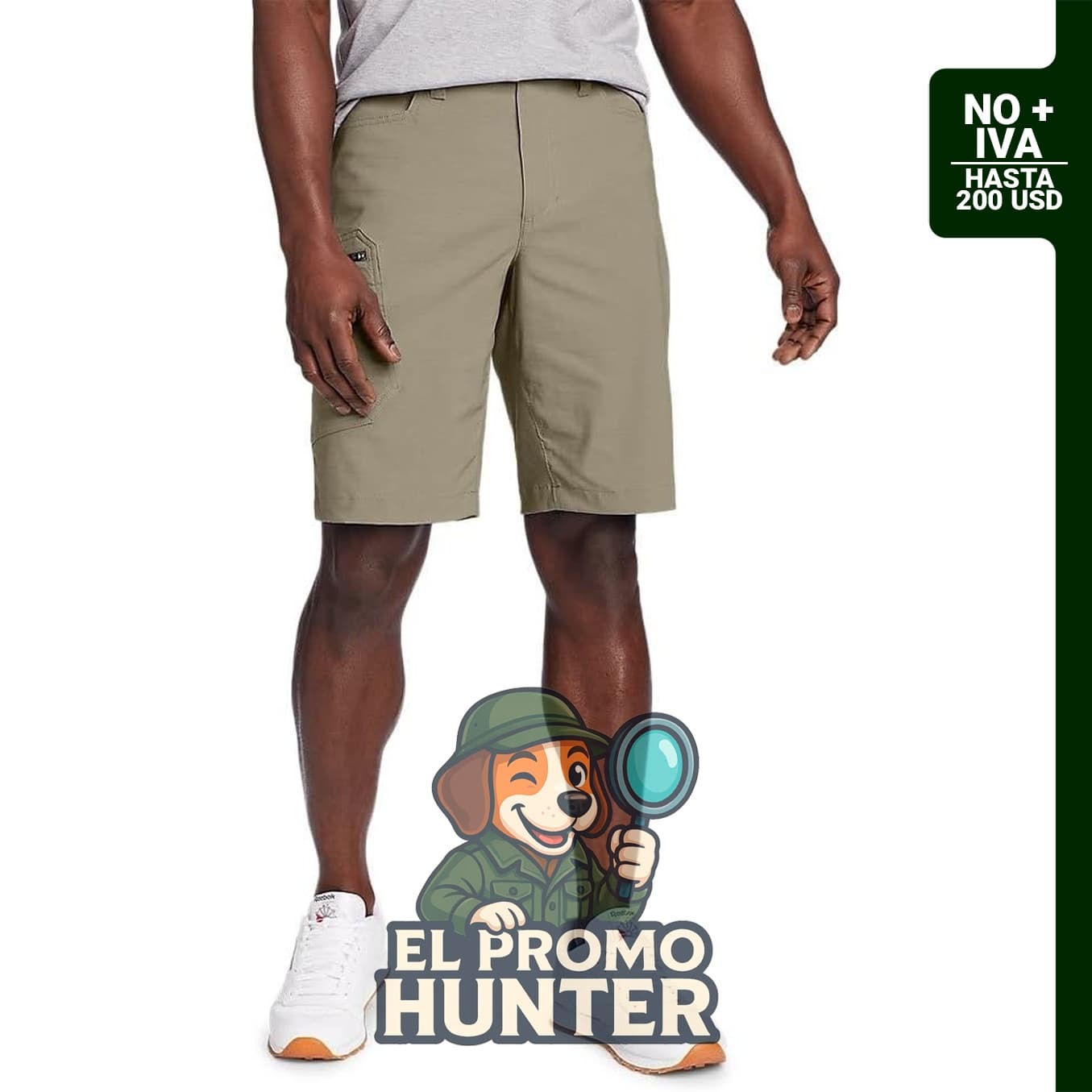 Pantalones cortos Rainier para hombre de Eddie Bauer, confeccionados en material resistente y ligero.