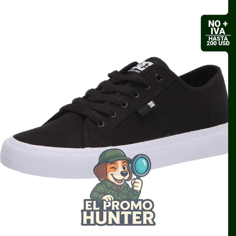Zapatillas DC Shoes Manual Txse para hombre, diseño clásico con suela de goma.